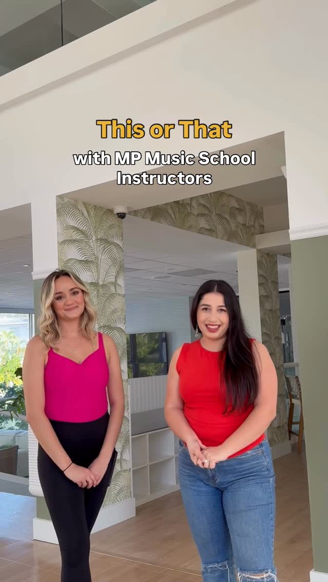 Instagram reel cover: This or That with academy instructors