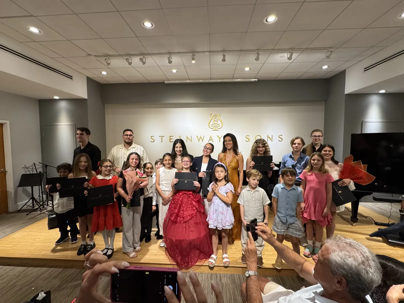Master Performers Academy spring recital group on stage